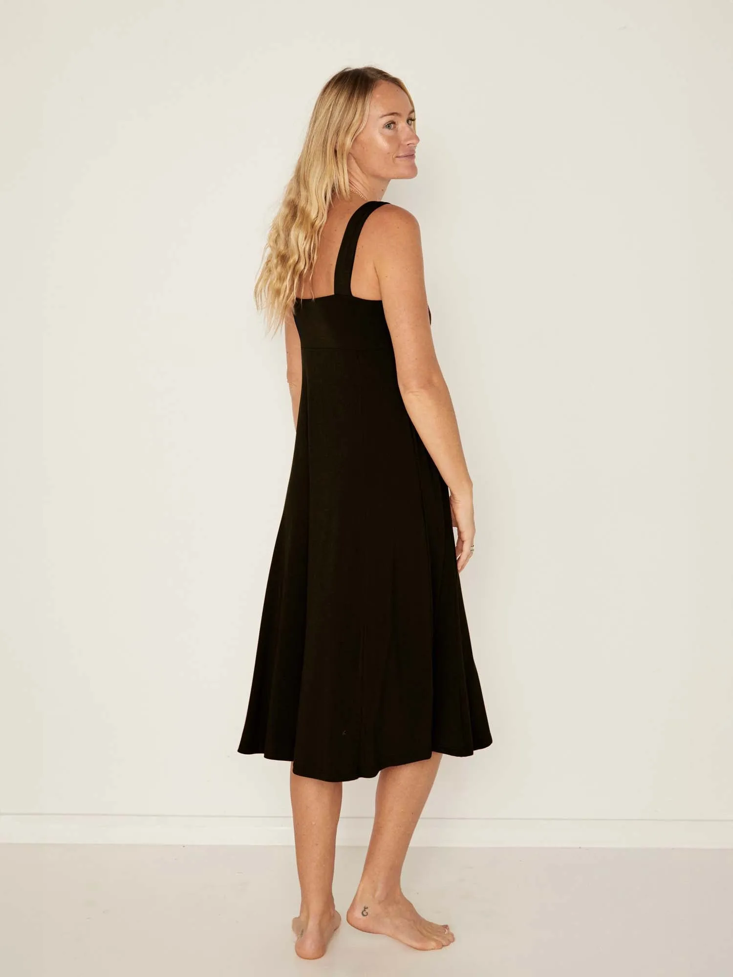 Bamboo Essential Dress - Black