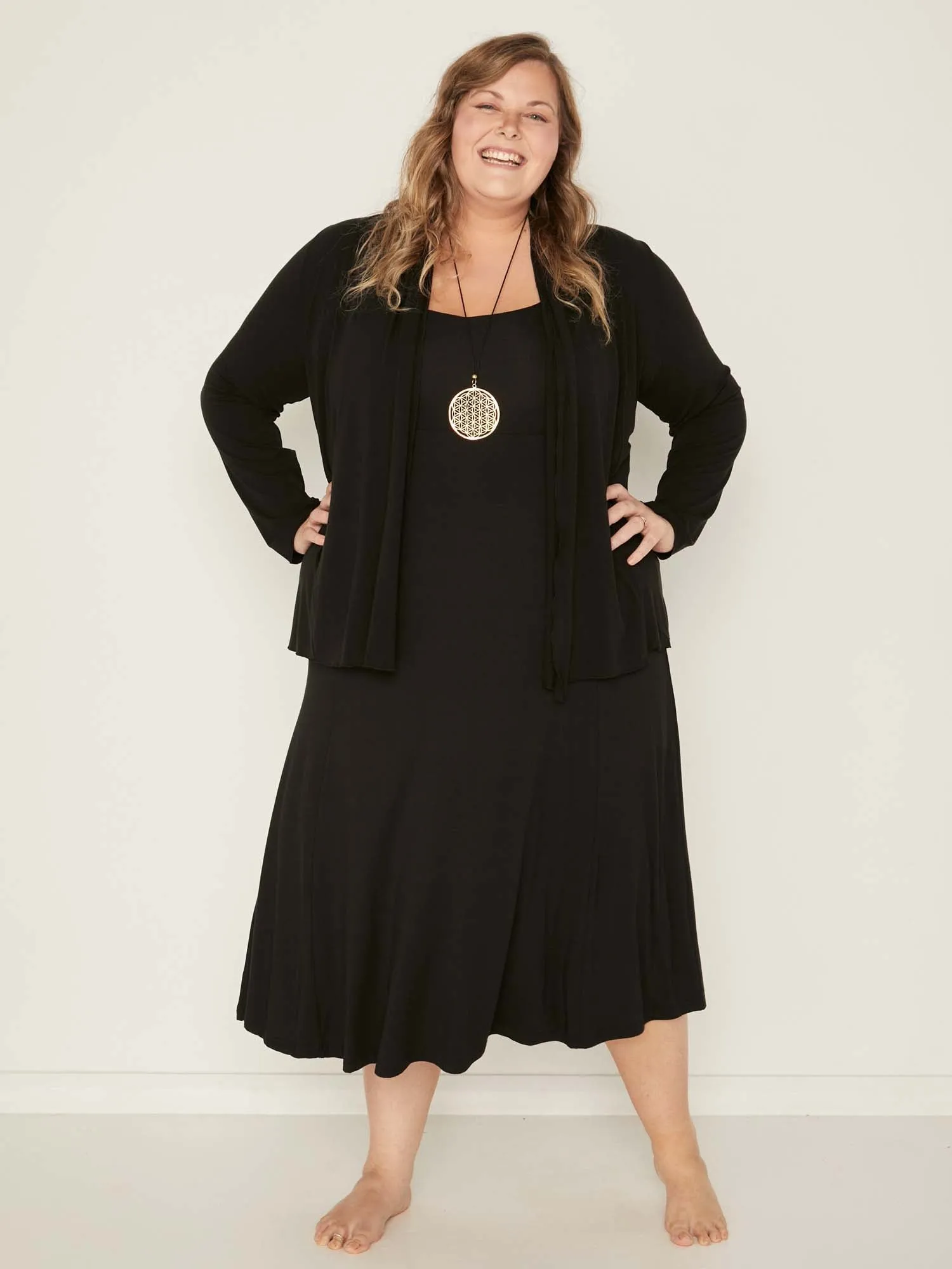 Bamboo Essential Dress - Black