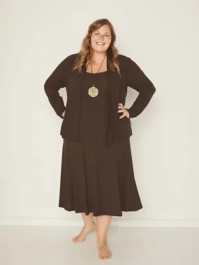 Bamboo Essential Dress - Cocoa