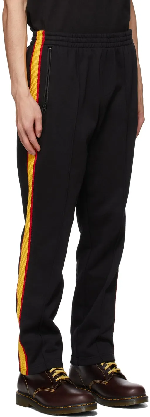 Clot Black Embroidered Track Pants