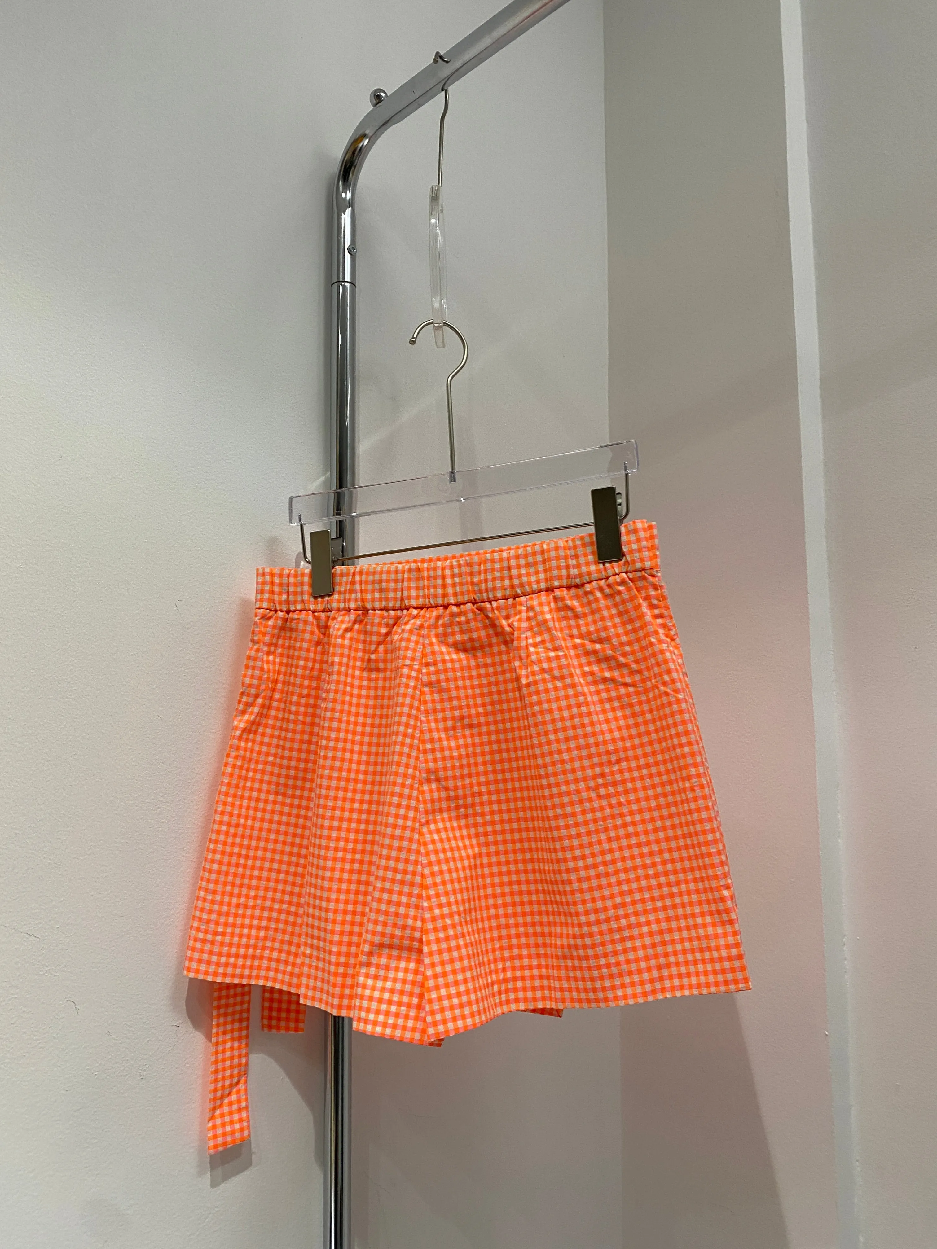 Gingham Wrap Skort