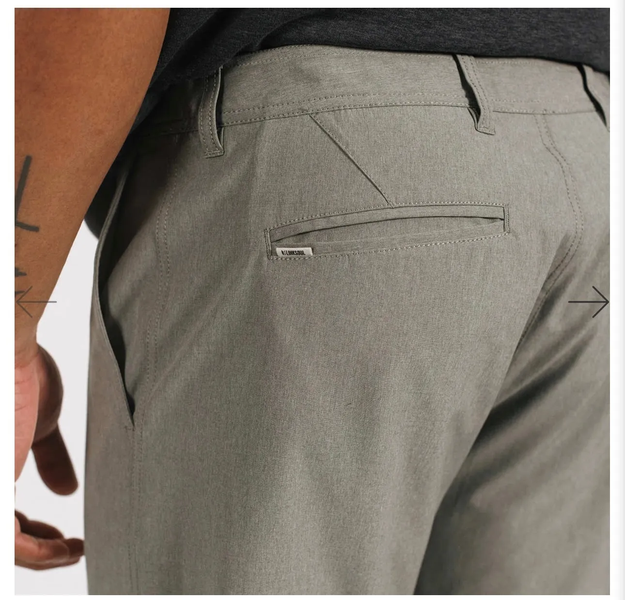 Linksoul Boardwalker a chino 8inch-Smoked Sage