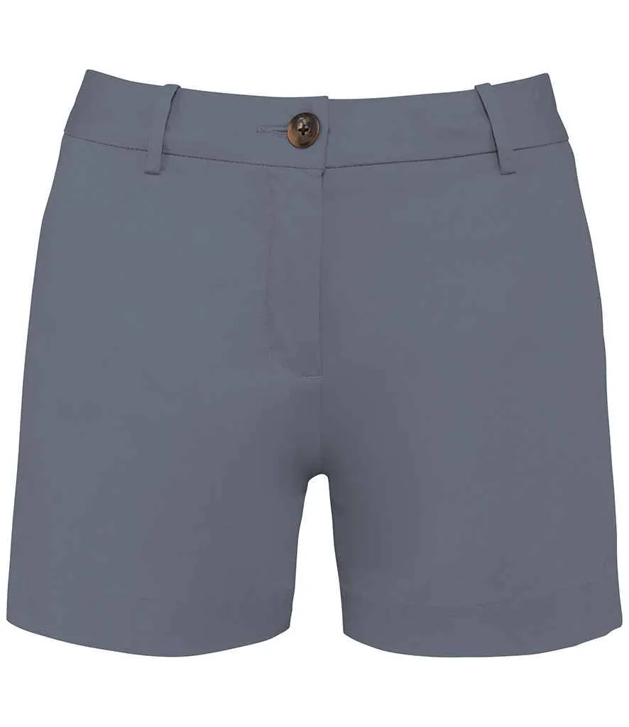 Native Spirit Ladies Chino Shorts | Mineral Grey