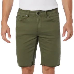 NOW DENIM SHORT - MILITARY GREEN