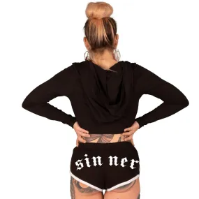 Occult Sinner Black Dolphin Hot Shorts