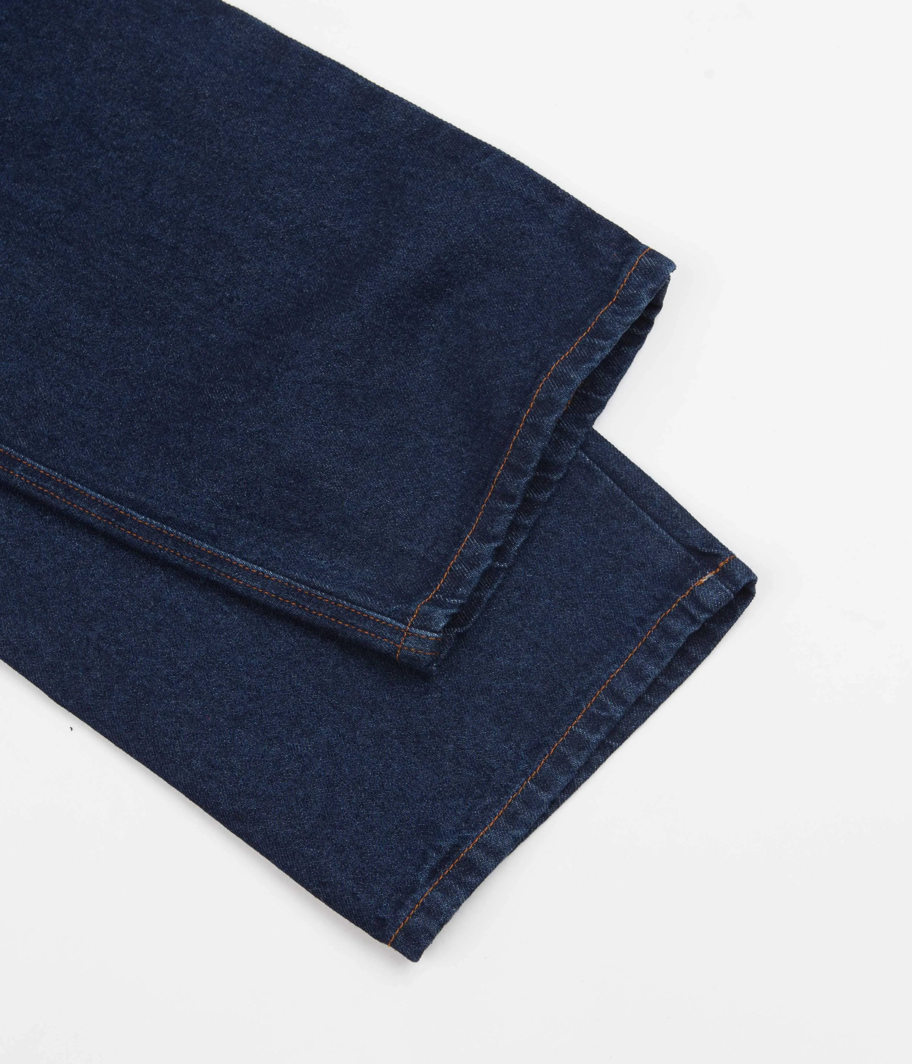 Pop Trading Company Denim Cargo Pants - Dark Stonewash