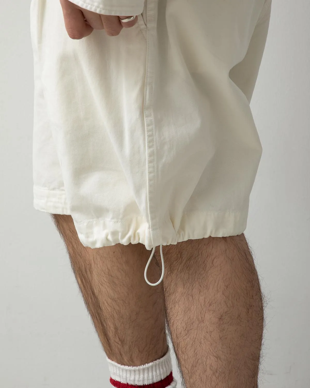 VINTAGE CHINO TUCK SHORTS OVERDYED